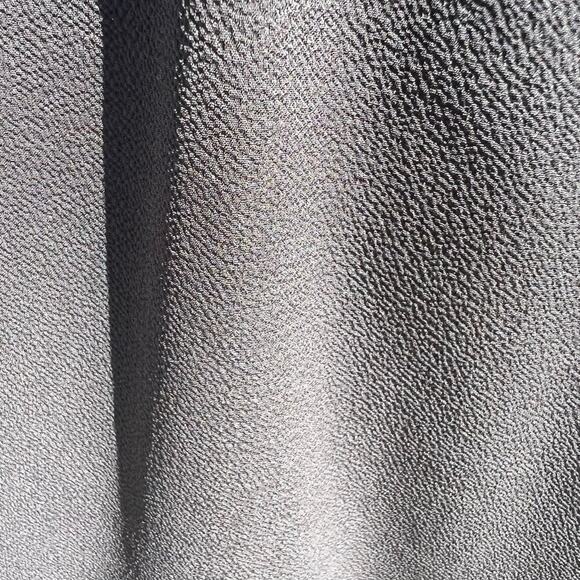 Monteau Halter neck, black top with scalloped arms, women's size M, sleeveless - Picture 5 of 10